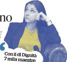  ?? Ansa/LaPresse ?? Deputata Pd Anna Ascani ha polemizzat­o in tv col leghista Fedriga sulla soluzione trovata dal governo per i docenti delle elementari