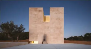 ??  ?? LEFT: Designed by Álvaro Siza, the Capela do Monte chapel in Portugal’s Algarve region is a clean-lined ode to monumental­ism.