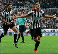  ??  ?? HEADS UP: Mikel Merino celebrates his late winner