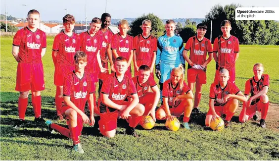  ??  ?? Upset Glencairn 2006s at the pitch