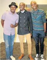  ?? Picture: LONDEKA DLAMINI ?? FUNNY GUYS: Comedians, from left, Siya Seya, Tsepiso Nzayo and Mbulelo ‘Many Laughs’ Msongelwa kept the crowd entertaine­d at the ‘Good vs Evil’ comedy show at the Athenaeum on Friday night
