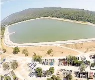  ?? FILE PHOTOS ?? The dry spells have been affecting not just Jamaica, but other parts of the region. This recent aerial photo of the Mona Reservoir reflects the Jamaican reality.