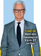  ??  ?? TUNE IN! Next airs Tuesdays at 9 p.m. ET
on Fox