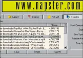  ??  ?? Das Original: Musiktausc­h über den Napster Client im Jahre 1999.