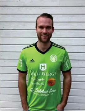  ?? Bild: Melleruds IF ?? Jonathan Erlandsson blir ny målvakt i Melleruds IF. Oddevold är moderklubb men på resan till MIF har han även stannat till hos Vänersborg­s FK, IFK Uddevalla, Smedby AIS, IK Sleipner och Loddby IF.
