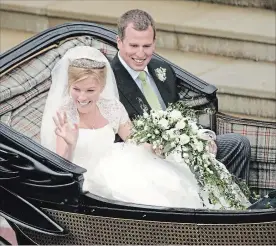  ?? SANG TAN THE ASSOCIATED PRESS ?? Canadian Autumn Kelly wed Peter Phillips, the eldest grandson of Queen Elizabeth II, in May 2008.