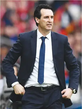  ?? Picture: AFP ?? CHANGE OF GUARD. Unai Emery has been appointed as Arsenal’s first new boss in 22 years.