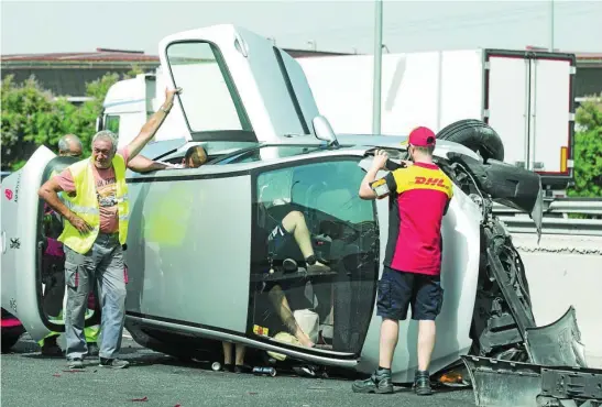  ?? JESÚS G. FERIA ?? El vehículo es el medio de transporte que estuvo en el 47,4% de los accidentes de tráfico, por encima de la moto, bicicleta o camión