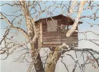  ?? Submitted photo ?? ■ “Treehouse and Sycamore,” Linda Williams Palmer, Justus Fine Art Gallery.