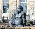  ??  ?? The 7ft gorilla has been turned around – but that prompted additional complaints