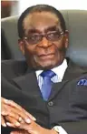  ??  ?? PRESIDENT Mugabe