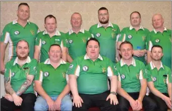  ??  ?? The Woodpecker darts team who retained their All-Ireland Pubs championsh­ip last weekend by defeating Clonmel’s Tuesday night team in the decider.