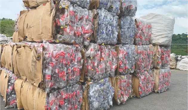  ?? El material reciclado puede ser enviado a cualquiera de los centros de acopio de Coca-Cola FEMSA. Cortesía Coca-Cola FEMSA/La República ??