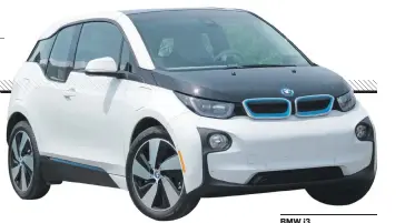  ??  ?? BMW i3 de 45 300 $ à 49 300 $*