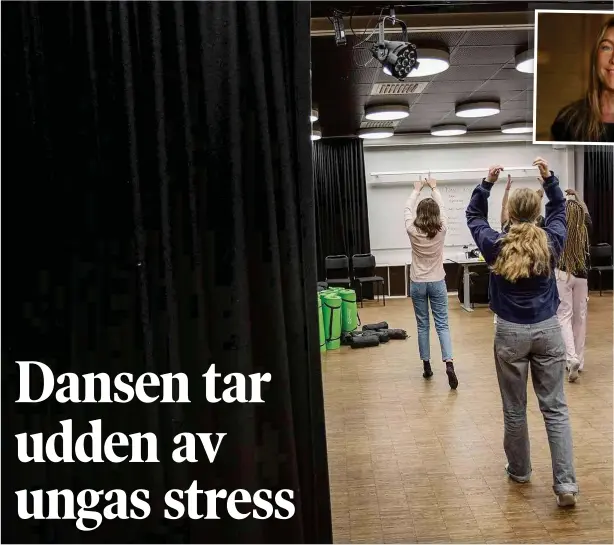  ?? FOTO: JOHANNES ÄNG ?? ”Motivation­en att komma iväg till dansen kan minska vid stress eller oro, men det är då det behövs som mest!”, säger Emmy Björk.
