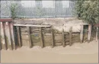  ??  ?? The medieval waterfront­s of Hull are still there buried deep behind later defences.