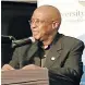  ?? Picture: SUPPLIED ?? LUMINARY: Professor Barney Pityana speaking at the University of Fort Hare’s Alice campus at the institutio­n’s inter-generation­al dialogue on Saturday.