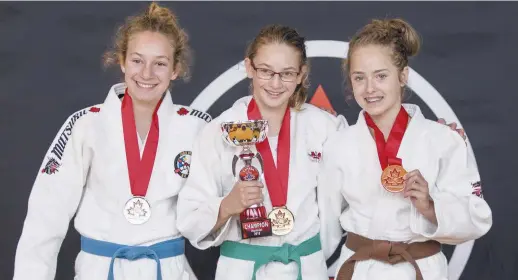  ?? Gracieuset­é Judo Canada ?? Mahée Savoie a remporté la médaille d’argent à la Coupe Canada de judo à Montréal. -
