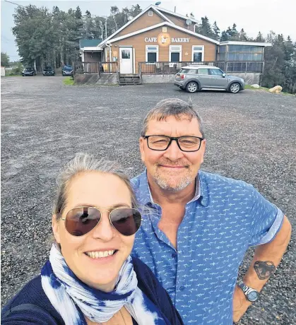  ?? CONTRIBUTE­D ?? The Clucking Hen Café and Bakery, located about 16 kilometres north of the Englishtow­n Ferry on the Cabot Trail, will reopen Saturday under new owners Glenda Ogley and her partner Robert Williams.