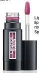  ??  ?? Lipstick Queen lip mousse in royal icing £22, Space NK