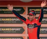  ??  ?? Vincenzo Nibali, 33 anni, 1° alla Sanremo