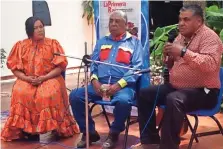  ?? ?? ana cely, su abuelo Erasmo Palma y su padre, en el Palacio de Bellas Artes