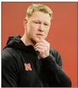  ?? Nati Harnik / Associated Press ?? Nebraska head coach Scott Frost all workouts were approved by his superiors.