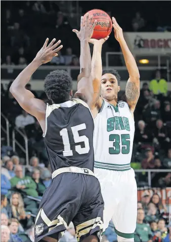  ?? [CALVIN MATTHEIS/OHIO ATHLETICS] ?? Jordan Dartis of Newark, one of Ohio’s many options at point guard, averaged 11.2 points as a sophomore.