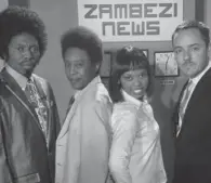  ??  ?? Zambezi News crew