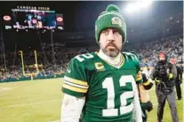  ?? MORRY GASH/AP ?? Green Bay Packers quarterbac­k Aaron Rodgers says he will make a decision on his future “soon enough” as the four-time MVP quarterbac­k ponders whether to play this season and if his future remains with the Packers.