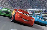  ??  ?? Top, left: 2006’s Cars saw Pixar achieve impressive surfaces and textures with the film’s vehicular characters