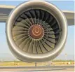  ?? FOTO: IMAGO ?? Rolls-Royce-Triebwerk eines Airbus A340: Die Ultra-Fans sollen wesentlich effiziente­r sein.