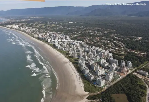 ??  ?? Praia de Boracéia Riviera de São Lourenço – Bertioga