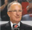  ?? Bruce Bennett / TNS ?? The retiring Mike “Doc” Emrick owns a doctorate in communicat­ions.