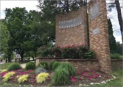  ?? MEDIANEWS GROUP FILE PHOTO ?? Cheyney University will open Aug. 10and end the semester on Nov. 20.