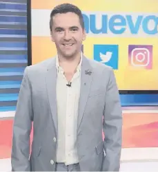  ?? /TELEMUNDO ?? El animador mexicano no duró ni tres meses como parte del equipo del programa matutino de Telemundo.