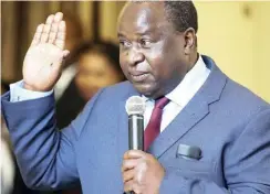  ??  ?? Finance Minister Tito Mboweni.