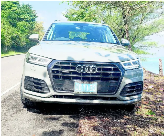  ?? PHOTO BY KAREEM LATOUCHE ?? The Q5 competes with the BMW X5 and the Land Rover Range Rover Sport.