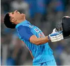  ?? ?? Shubman Gill’s 126 was 60 more than New Zealand managed in total.
