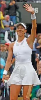  ?? Associated Press ?? Semifinali­sts: The final four women at Wimbledon are, clockwise from top, left, Spain's Garbine Muguruza, Slovakia's Magdalena Rybarikova, Great Britain's Johanna Konta and United States' Venus Williams.The women's semifinals will be held Thursday.