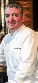  ??  ?? Executive chef Mark Hagan