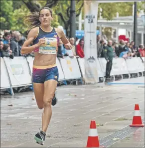  ?? Foto: INSTAGRAM ?? Esther Guerrero en la Milla de Zamora del pasado mes de octubre