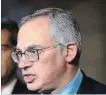  ?? SEAN KILPATRICK THE CANADIAN PRESS ?? Conservati­ve Shadow Minister for Justice Tony Clement wants Canada to invoke Magnitsky Act