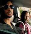  ??  ?? In Bad Boys for Life, Will Smith, left, and Martin Lawrence show they still have that unfakeable ability to riff and improv off each other.