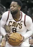  ?? Tony Dejak/Associated Press ?? Dwyane Wade asks to be taken out of Cleveland’s starting lineup.