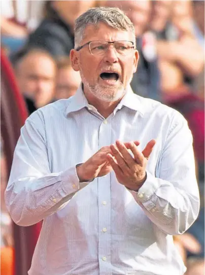  ??  ?? TANGERINE DREAM: Craig Levein won’t rule out a return to the Tannadice hotseat