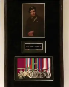  ??  ?? The Citation for Major Currie’s Victoria Cross