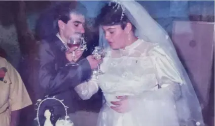  ?? CORTESÍA ?? Don Robert y doña Gabriela se casaron el 8 de setiembre de 1990.