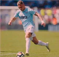  ??  ?? Ciro Immobile, 28 anni, seconda stagione con la Lazio GETTY