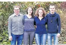  ??  ?? Un marché des producteur­s est proposé par quatre étudiants du lycée Les Vergers de Dol-de-Bretagne.